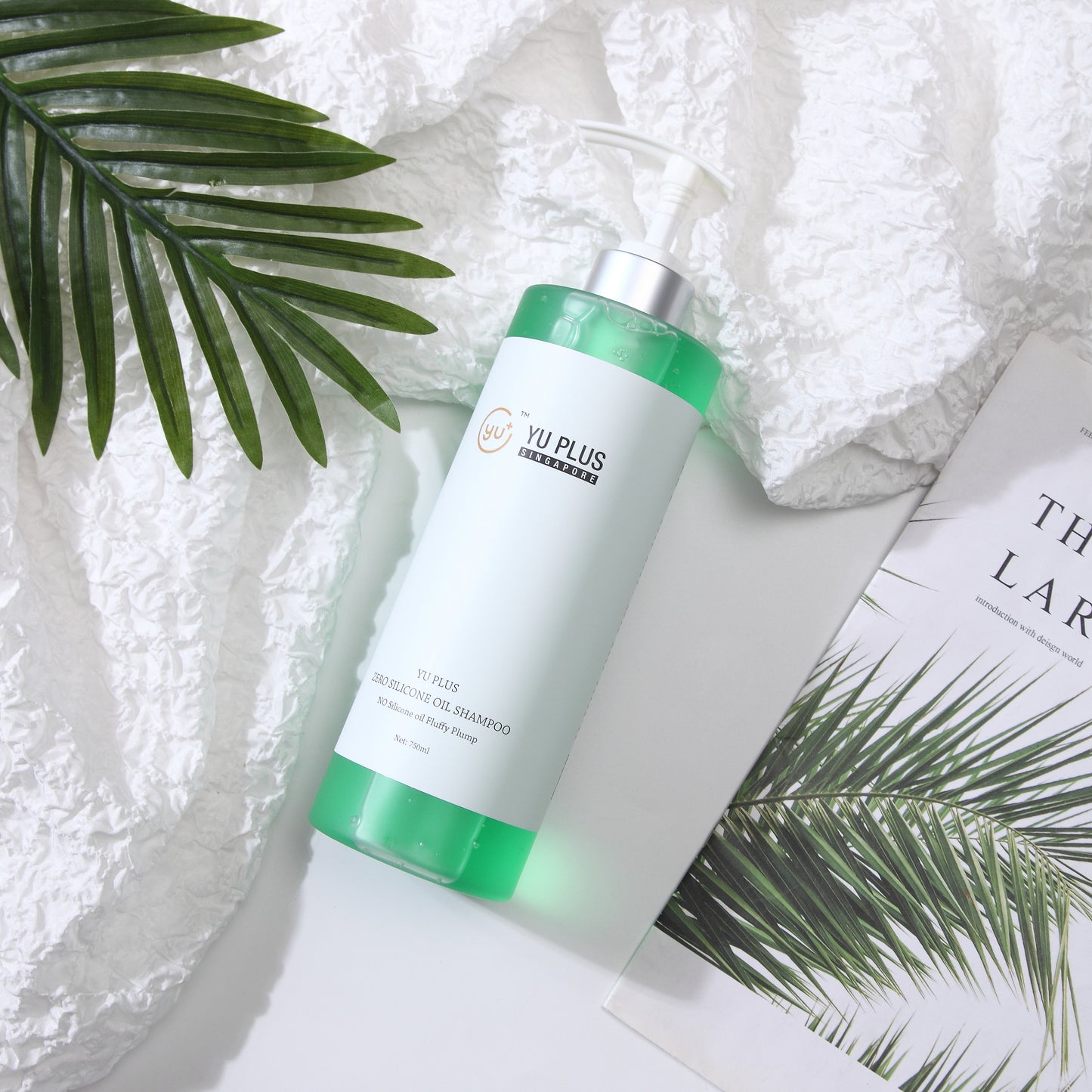 YU PLUS ZERO SILICONE OIL SHAMPOO - NO Silicone oil Fluffy Plump 700ML