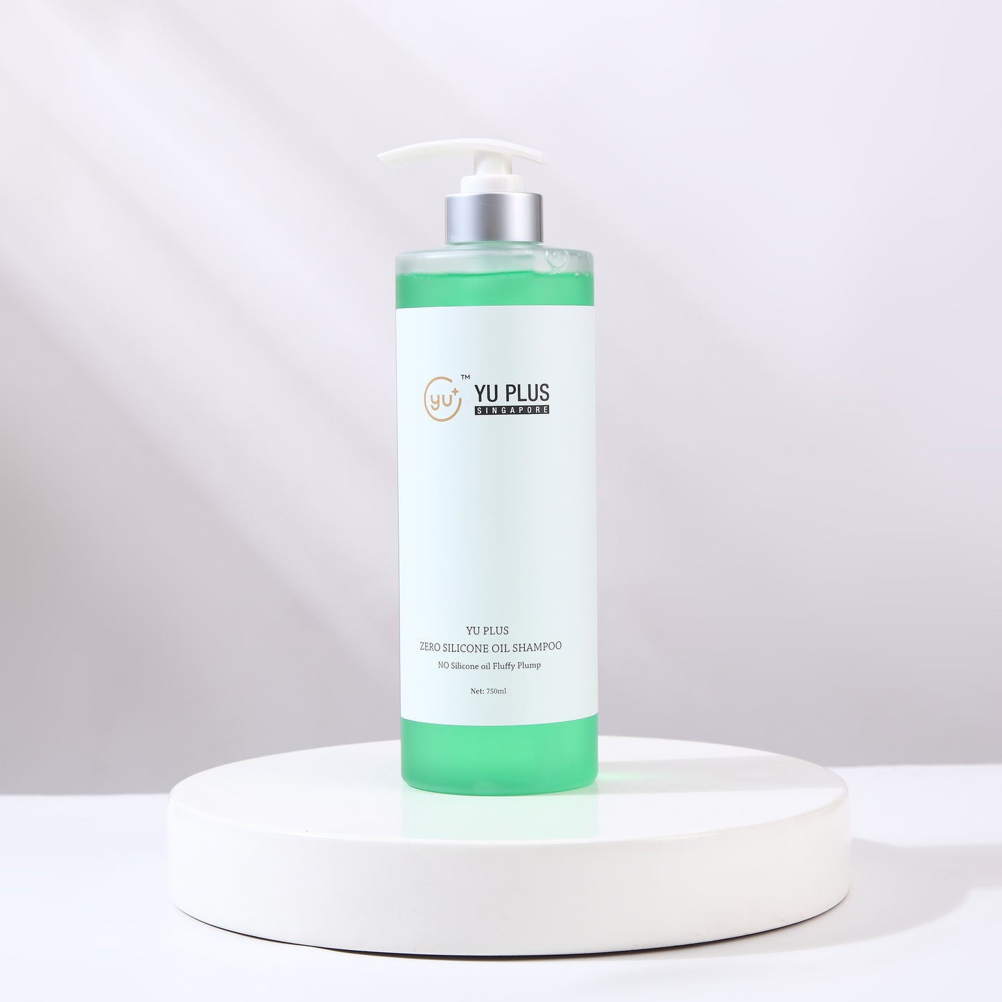 YU PLUS ZERO SILICONE OIL SHAMPOO - NO Silicone oil Fluffy Plump 700ML