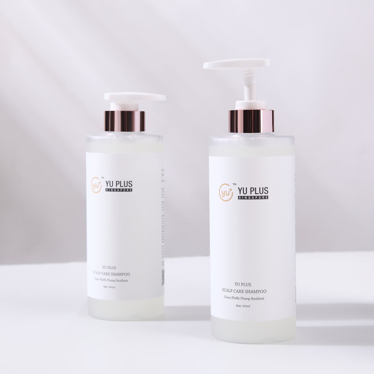 YU PLUS SCALP CARE SHAMPOO Clean Fluffy Plump Resilient 500ML