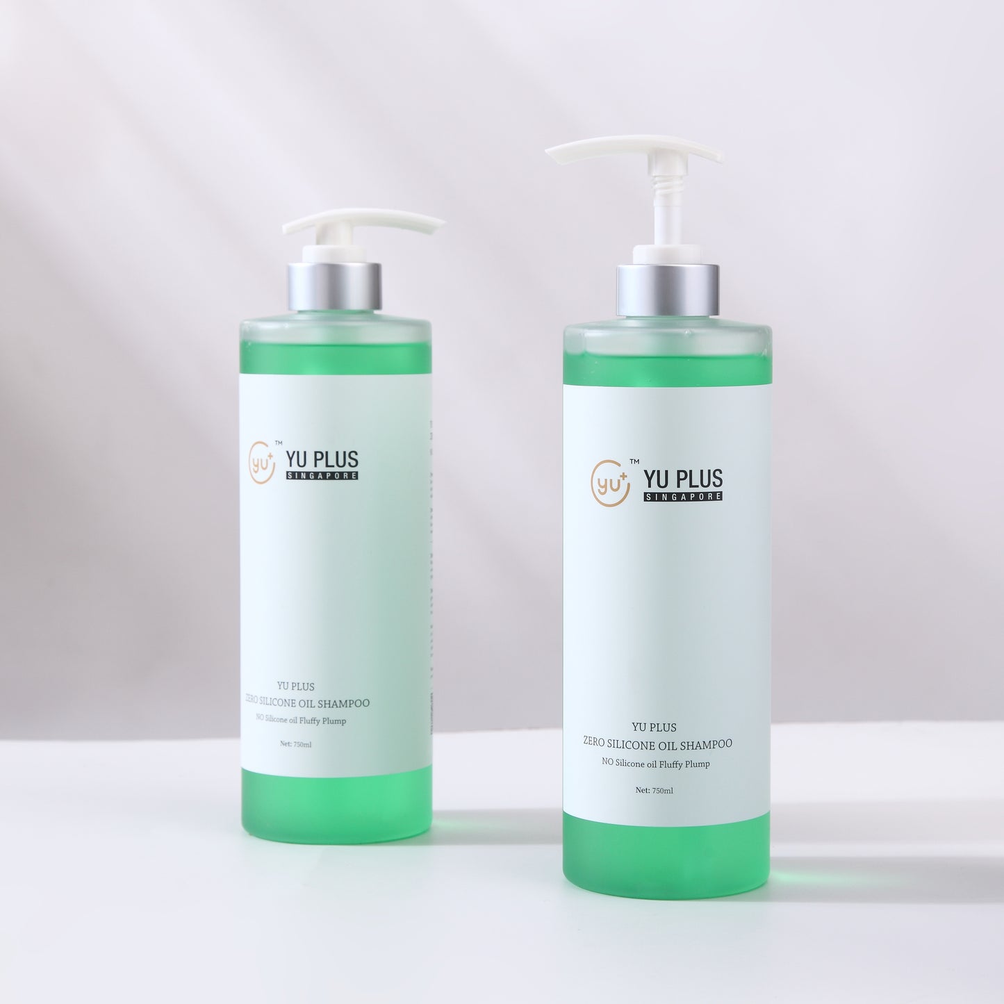 YU PLUS ZERO SILICONE OIL SHAMPOO - NO Silicone oil Fluffy Plump 700ML