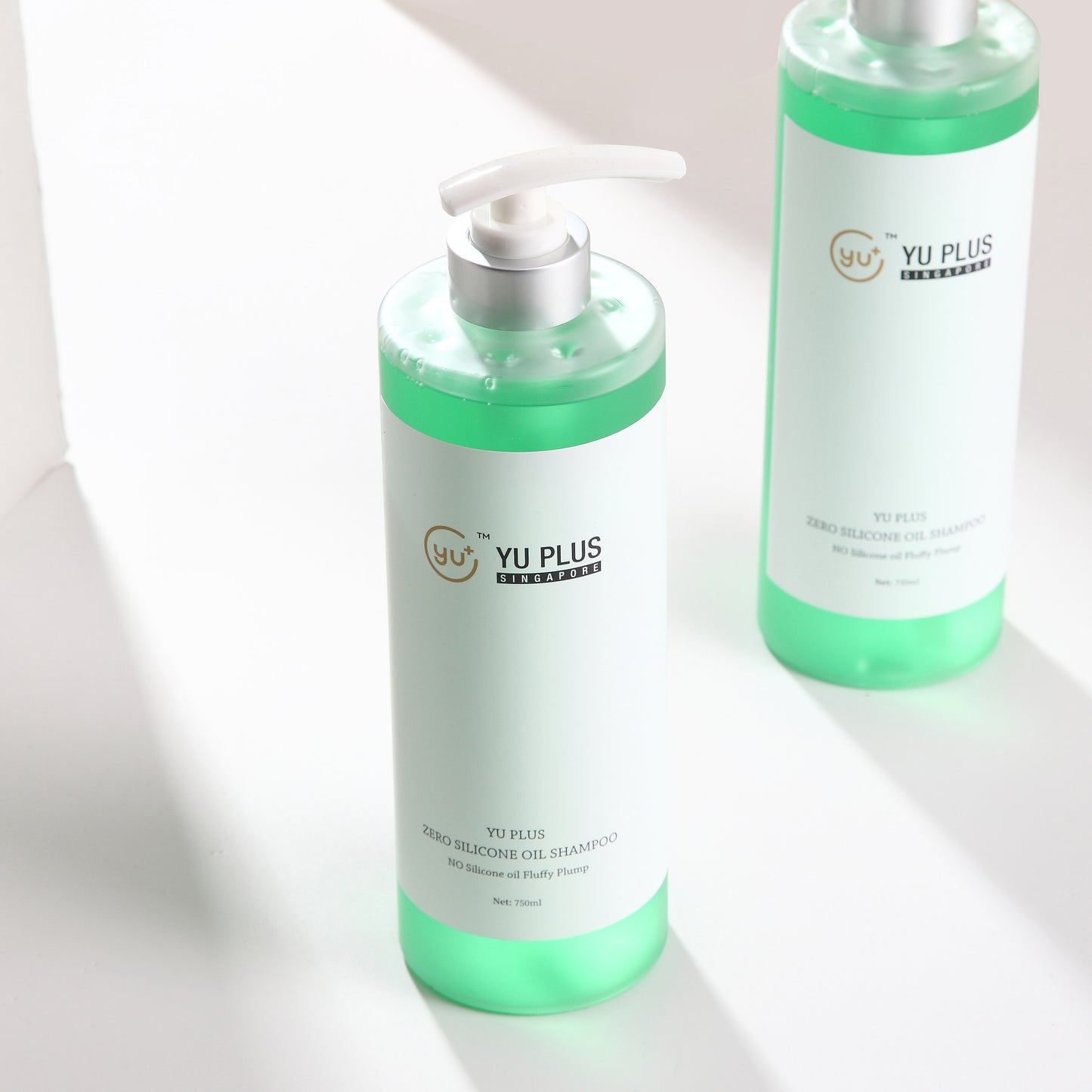 YU PLUS ZERO SILICONE OIL SHAMPOO - NO Silicone oil Fluffy Plump 700ML