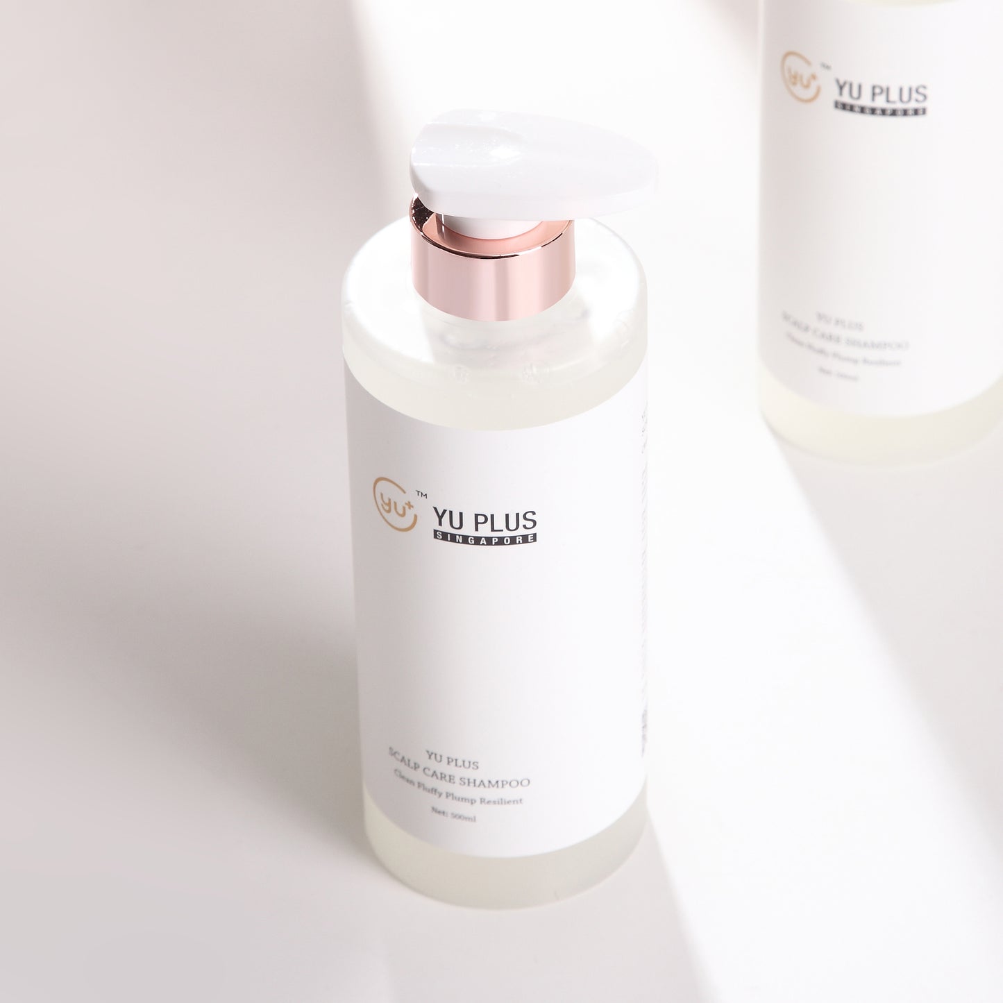 YU PLUS SCALP CARE SHAMPOO Clean Fluffy Plump Resilient 500ML