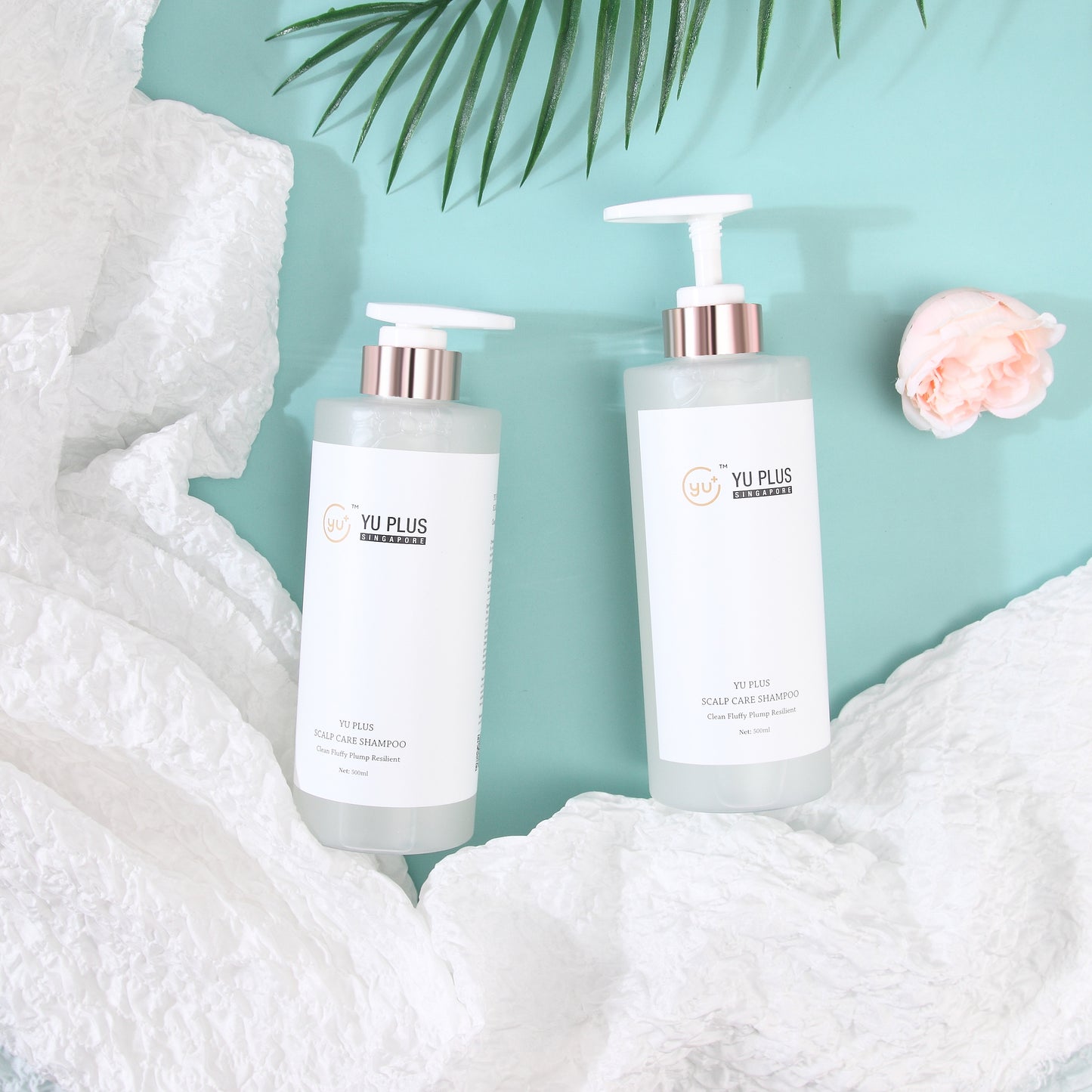YU PLUS SCALP CARE SHAMPOO Clean Fluffy Plump Resilient 500ML